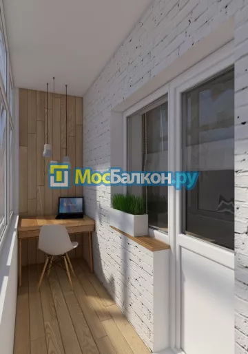 Остекление балконов под ключ по доступным ценам в Щербинке | МосБалкон