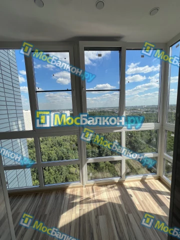 Панорамное остекление заказать под ключ по выгодной цене в Щербинке от компании МосБалкон