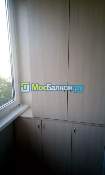 Шкаф на балкон купить в Щербинке на заказ недорого от МосБалкон