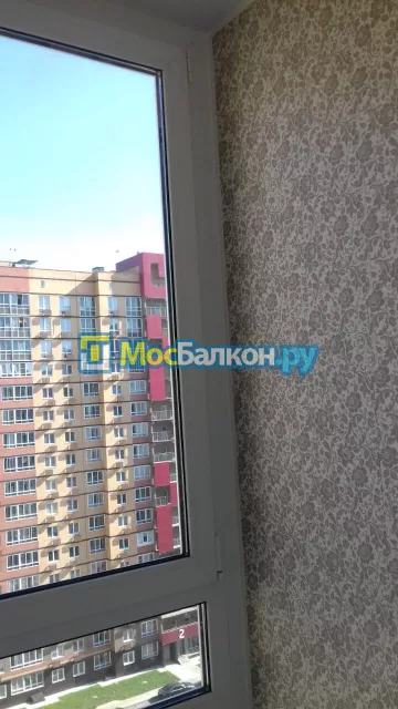 Отделка балкона и лоджии пластиковыми ПВХ панелями в Щербинке от компании МосБалкон