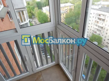 Панорамное остекление заказать под ключ по выгодной цене в Щербинке от компании МосБалкон