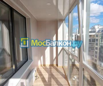 Остекление и отделка балконов в ЖК Эко Бунино
