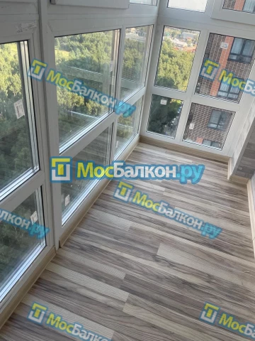 Панорамное остекление заказать под ключ по выгодной цене в Щербинке от компании МосБалкон