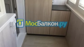 Шкаф на балкон купить в Щербинке на заказ недорого от МосБалкон