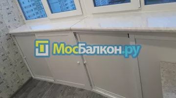 Шкаф на балкон купить в Щербинке на заказ недорого от МосБалкон