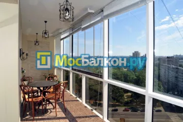 Отделка балкона и лоджии пластиковыми ПВХ панелями в Щербинке от компании МосБалкон