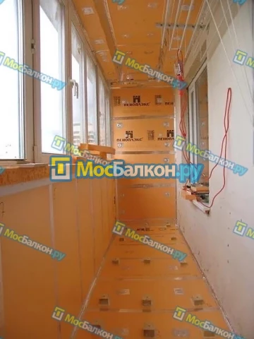Утепление балкона пеноплэксом в Щербинке на заказ недорого от МосБалкон