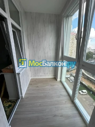 Алюминиевое остекление лоджий под ключ по доступным ценам в Щербинке | МосБалкон
