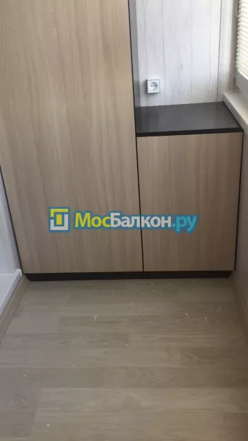 Шкаф на балкон купить в Щербинке на заказ недорого от МосБалкон