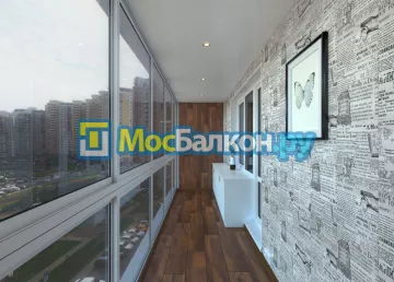 Шкаф на балкон купить в Щербинке на заказ недорого от МосБалкон