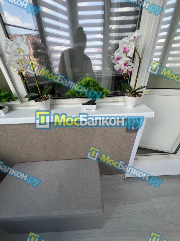 Отделка балконов в Щербинке | Отделка балконов и лоджий и обшивка под ключ в МосБалкон