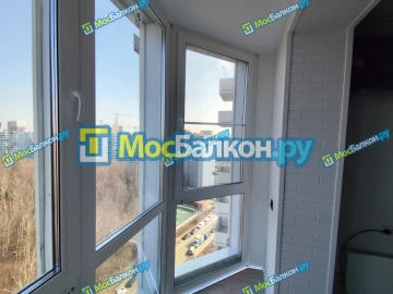 Панорамное остекление заказать под ключ по выгодной цене в Щербинке от компании МосБалкон