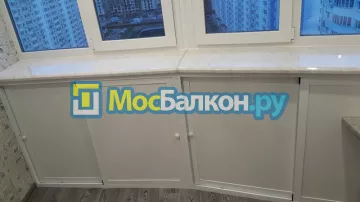 Шкаф на балкон купить в Щербинке на заказ недорого от МосБалкон