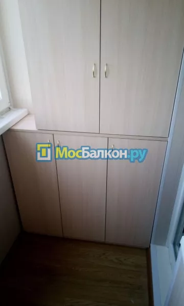 Шкаф на балкон купить в Щербинке на заказ недорого от МосБалкон