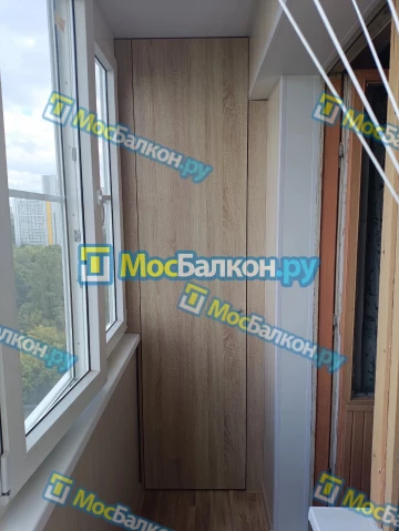 Шкаф на балкон купить в Щербинке на заказ недорого от МосБалкон