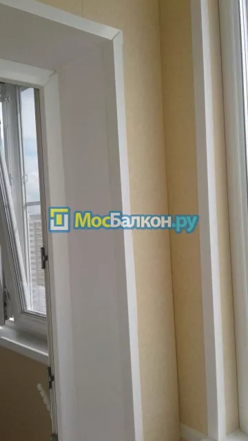 Отделка балкона и лоджии пластиковыми ПВХ панелями в Щербинке от компании МосБалкон
