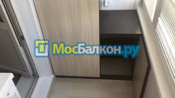 Шкаф на балкон купить в Щербинке на заказ недорого от МосБалкон