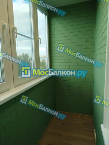 Отделка балконов в Щербинке | Отделка балконов и лоджий и обшивка под ключ в МосБалкон