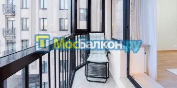 Отделка балкона и лоджии пластиковыми ПВХ панелями в Щербинке от компании МосБалкон
