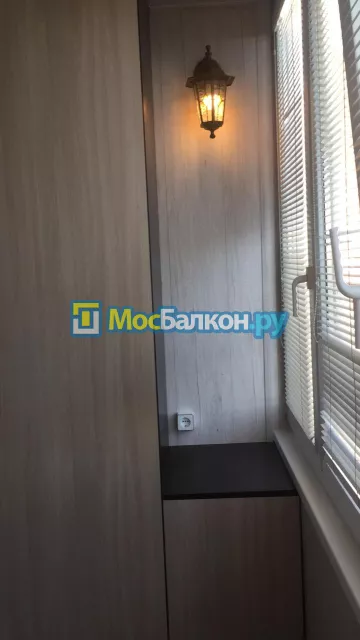 Шкаф на балкон купить в Щербинке на заказ недорого от МосБалкон