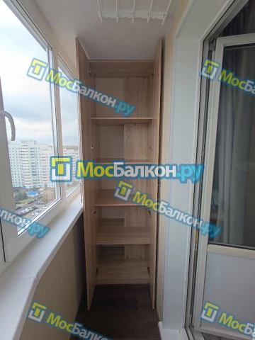 Шкаф на балкон купить в Щербинке на заказ недорого от МосБалкон