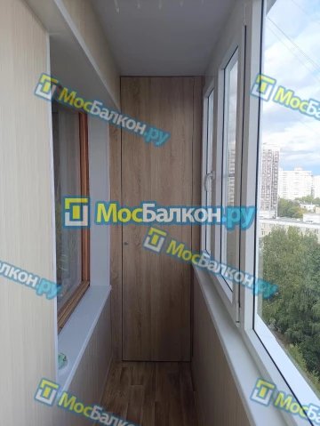 Шкаф на балкон купить в Щербинке на заказ недорого от МосБалкон