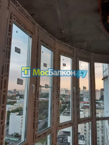 Панорамное остекление заказать под ключ по выгодной цене в Щербинке от компании МосБалкон