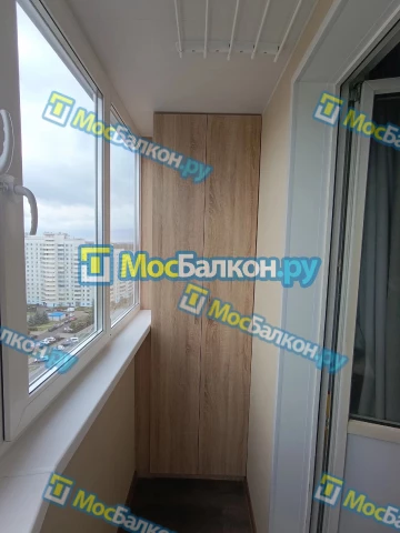 Шкаф на балкон купить в Щербинке на заказ недорого от МосБалкон