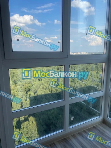 Панорамное остекление заказать под ключ по выгодной цене в Щербинке от компании МосБалкон