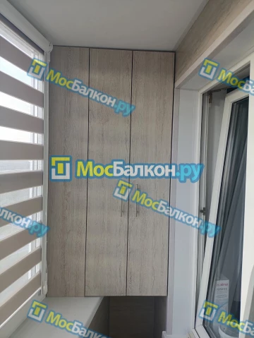 Шкаф на балкон купить в Щербинке на заказ недорого от МосБалкон