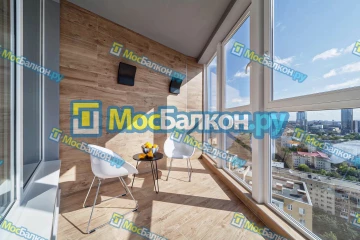 Панорамное остекление заказать под ключ по выгодной цене в Щербинке от компании МосБалкон