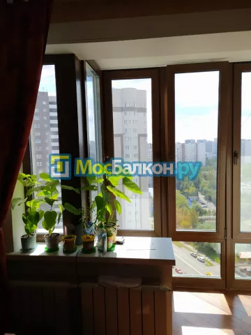 Панорамное остекление заказать под ключ по выгодной цене в Щербинке от компании МосБалкон