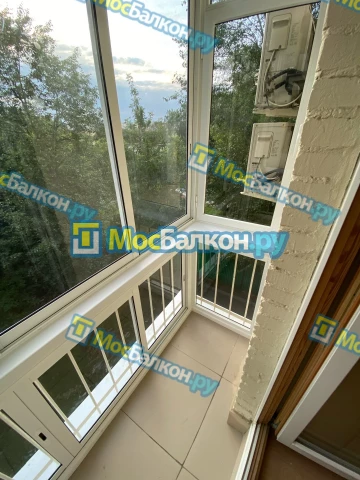 Панорамное остекление заказать под ключ по выгодной цене в Щербинке от компании МосБалкон