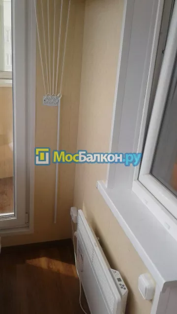 Отделка балкона и лоджии пластиковыми ПВХ панелями в Щербинке от компании МосБалкон
