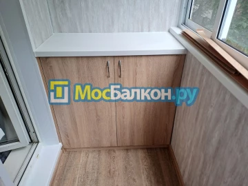 Шкаф на балкон купить в Щербинке на заказ недорого от МосБалкон