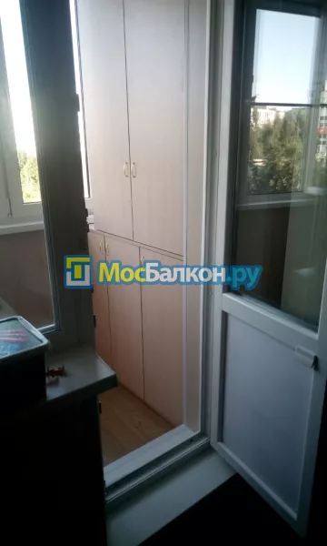 Шкаф на балкон купить в Щербинке на заказ недорого от МосБалкон