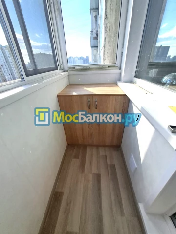 Шкаф на балкон купить в Щербинке на заказ недорого от МосБалкон
