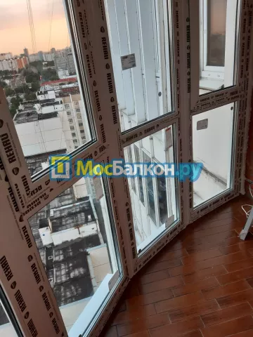 Панорамное остекление заказать под ключ по выгодной цене в Щербинке от компании МосБалкон