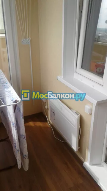 Отделка балкона и лоджии пластиковыми ПВХ панелями в Щербинке от компании МосБалкон