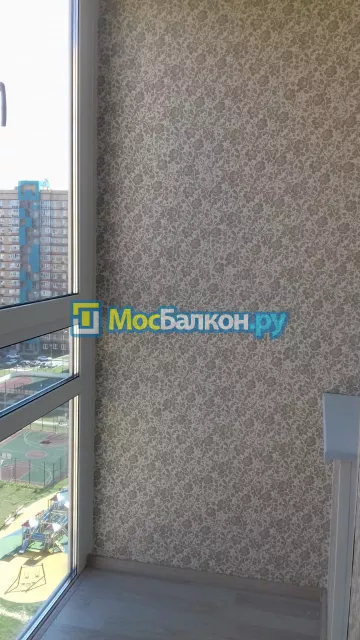 Отделка балкона и лоджии пластиковыми ПВХ панелями в Щербинке от компании МосБалкон