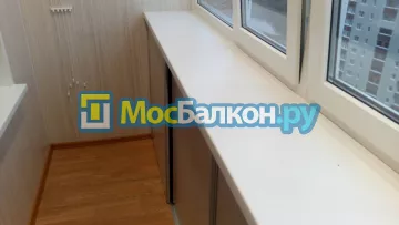 Шкаф на балкон купить в Щербинке на заказ недорого от МосБалкон