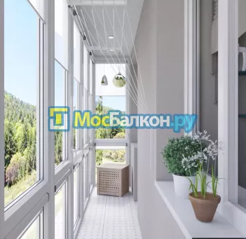 Отделка балкона и лоджии пластиковыми ПВХ панелями в Щербинке от компании МосБалкон