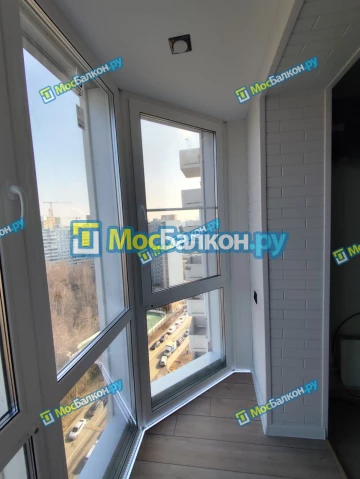 Панорамное остекление заказать под ключ по выгодной цене в Щербинке от компании МосБалкон