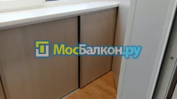 Шкаф на балкон купить в Щербинке на заказ недорого от МосБалкон