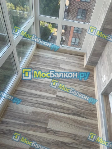 Панорамное остекление заказать под ключ по выгодной цене в Щербинке от компании МосБалкон