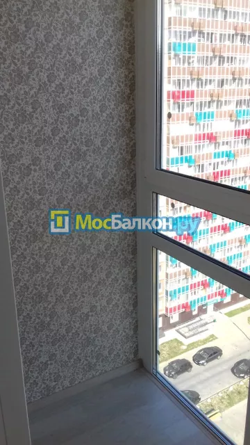Отделка балкона и лоджии пластиковыми ПВХ панелями в Щербинке от компании МосБалкон