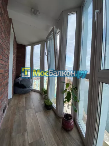 Остекление балконов под ключ по доступным ценам в Щербинке | МосБалкон
