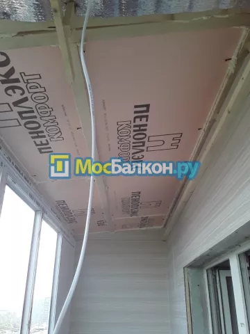 Крыша на балконе в Щербинке монтаж и ремонт по выгодной цене от МосБалкон