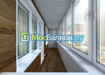 Отделка балконов в  | Отделка балконов и лоджий и обшивка под ключ в МосБалкон