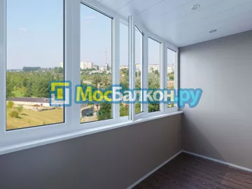 Пластиковое остекление лоджий под ключ по доступным ценам в Щербинке | МосБалкон